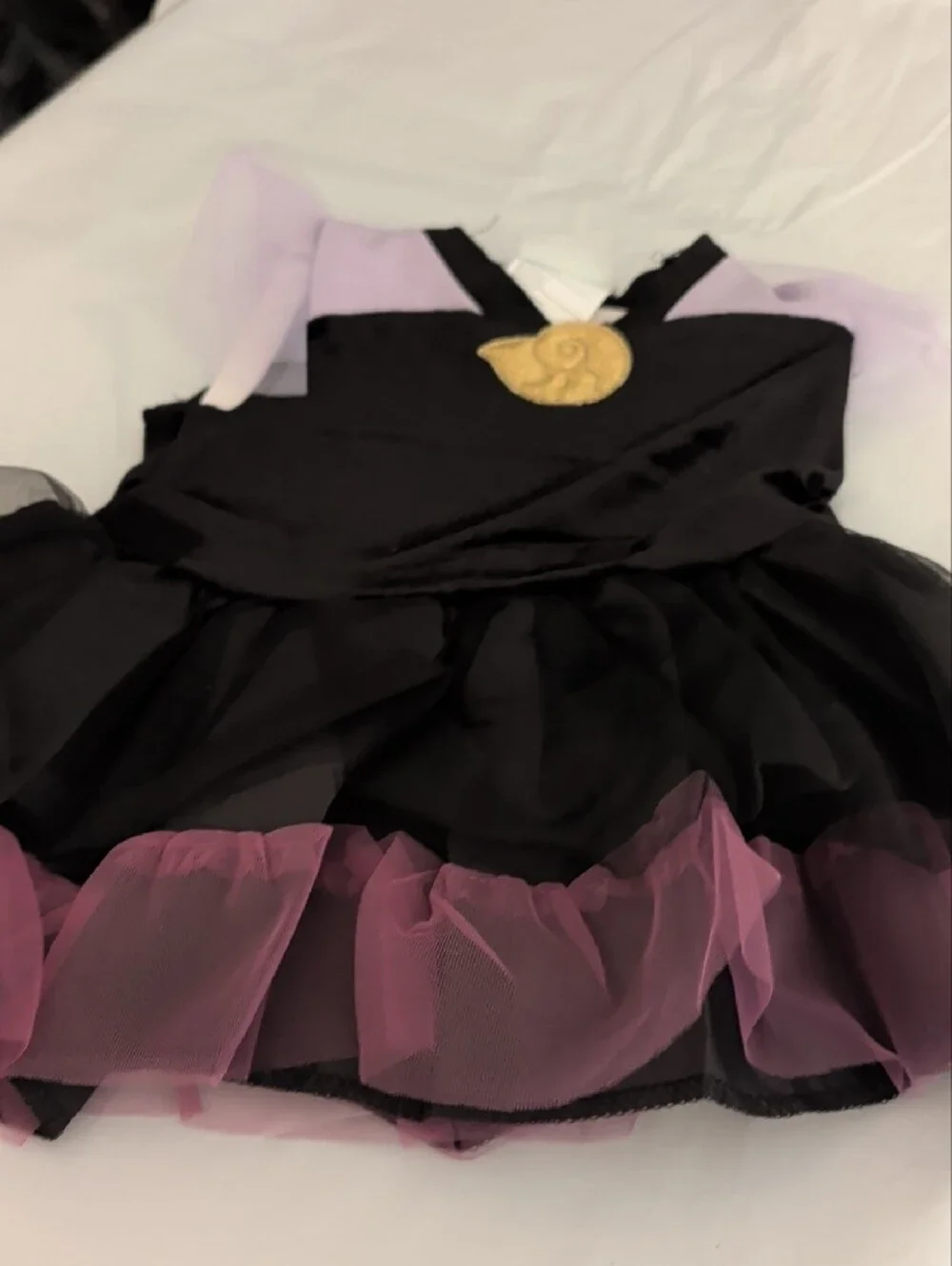 Disney Ursula Costume Purple and Black with White Wig